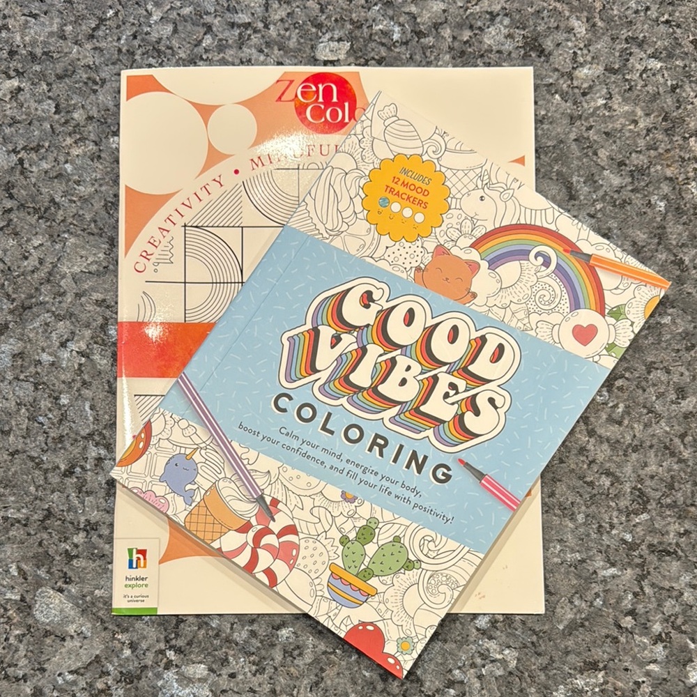 Good Vibes Coloring Book Set